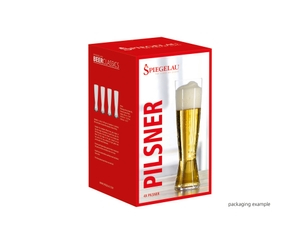 SPIEGELAU Beer Classics Tall Pilsner in the packaging