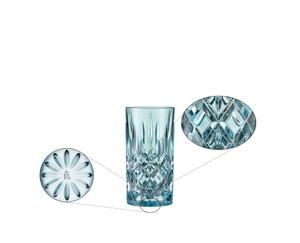 NACHTMANN Noblesse Long Drink Glass - aqua 