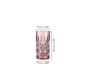 NACHTMANN Noblesse Long Drink Glass - rosé 