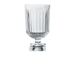 NACHTMANN Minerva Footed Vase - 31.5cm | 12.4in filled with a drink on a white background