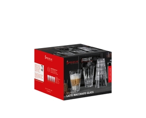 SPIEGELAU Perfect Serve Collection Macchiato in the packaging