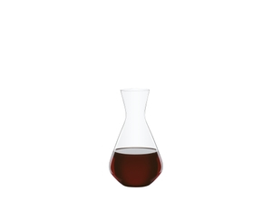 SPIEGELAU Casual Entertaining Decanter filled with a drink on a white background