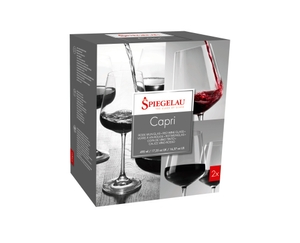 SPIEGELAU Capri Bordeaux Glas in der Verpackung