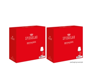 SPIEGELAU Definition Bundle Bordeaux Glasses in the packaging