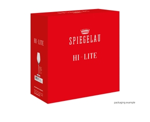 SPIEGELAU Hi-Lite Champagne Glass in the packaging