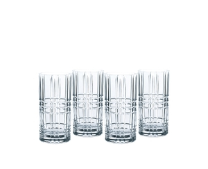 NACHTMANN Square Long Drink filled with a drink on a white background