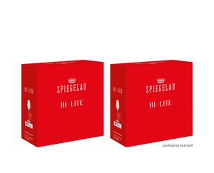 SPIEGELAU Hi-Lite Bundle Champagne Glasses in the packaging