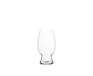SPIEGELAU Craft Beer Glasses American Wheat Beer filled with a drink on a white background