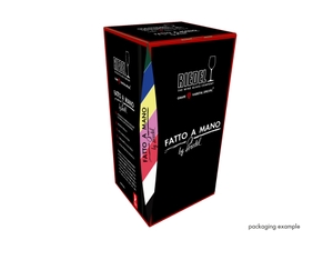 RIEDEL Fatto A Mano Performance Cabernet/Sauvignon - red stem in the packaging