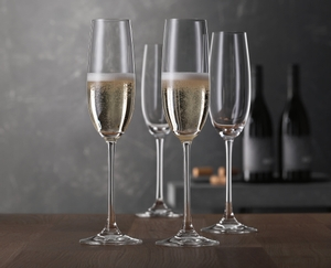 SPIEGELAU Salute Champagne Glass in use