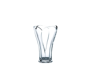 NACHTMANN Calypso Vase - 27cm | 6.811in filled with a drink on a white background