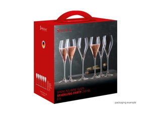 SPIEGELAU Special Glasses Champagne Sparkling Party - 250ml in the packaging