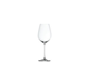 SPIEGELAU Salute Red Wine filled with a drink on a white background