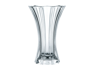 NACHTMANN Saphir Vase - 30cm | 11.8in filled with a drink on a white background