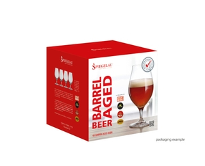 SPIEGELAU Craft Beer Glasses Barrel Aged Beer in the packaging