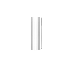 NACHTMANN Accessoires Glass straws long with brush 