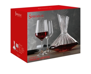 SPIEGELAU Lifestyle Decanter Set in the packaging