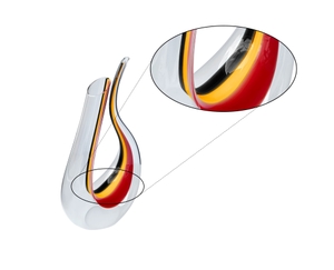 RIEDEL Amadeo Decanter - black/yellow/red 