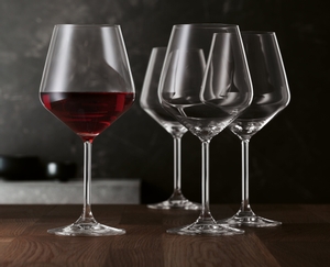 SPIEGELAU Style Burgundy Glass in use
