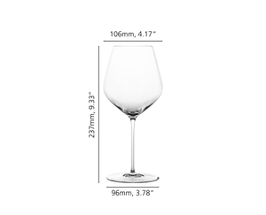 SPIEGELAU Hi-Lite Burgundy Glass 