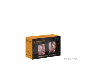 NACHTMANN Noblesse Whisky Tumbler rosé in the packaging