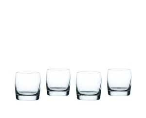 NACHTMANN Vivendi Whisky Tumbler filled with a drink on a white background