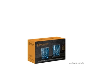NACHTMANN Noblesse Whisky Tumbler vintage blue in the packaging