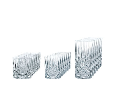 NACHTMANN Noblesse Tumbler Set filled with a drink on a white background