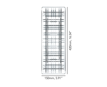 NACHTMANN Square Plate - rectangular 42cm | 16.535in 