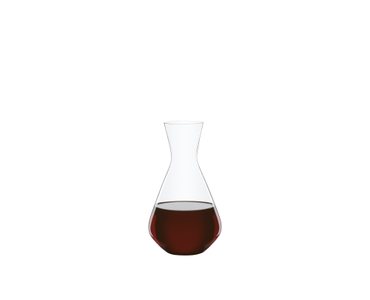 SPIEGELAU Casual Entertaining Decanter filled with a drink on a white background