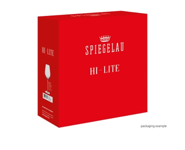 SPIEGELAU Hi-Lite Burgundy Glass in the packaging