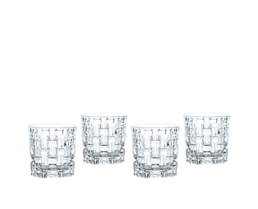 NACHTMANN Bossa Nova Single Old Fashioned filled with a drink on a white background