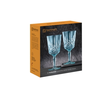 NACHTMANN Noblesse Cocktail/Wine Glass - aqua in the packaging