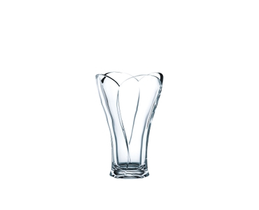 NACHTMANN Calypso Vase, 27cm | 6.811in filled with a drink on a white background