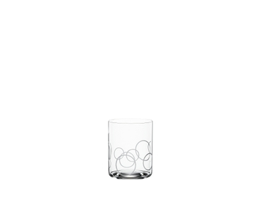 SPIEGELAU Signature Drinks Whisky Tumbler - circles filled with a drink on a white background