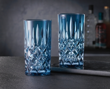 NACHTMANN Noblesse Long Drink - bleu vintage en action