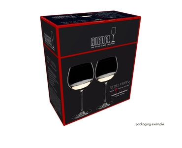 RIEDEL Veritas Oaked Chardonnay in the packaging
