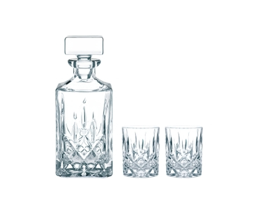 NACHTMANN Noblesse Whisky filled with a drink on a white background