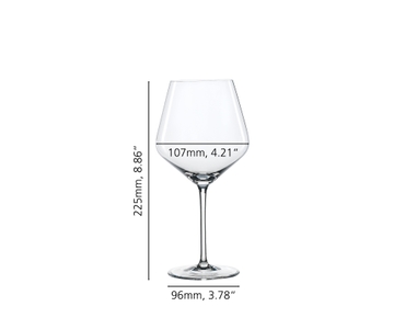SPIEGELAU Style Burgundy Glass 