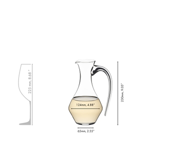 RIEDEL Fatto A Mano Cabernet Decanter - black 