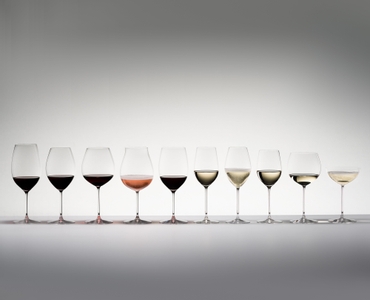 RIEDEL Veritas New World Pinot Noir, Nebbiolo & Rosé Champagne Glass en grupo