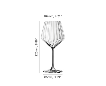 SPIEGELAU Lifestyle Burgundy Glass 