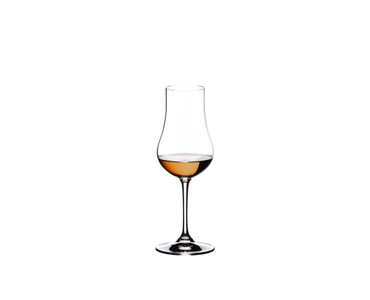 RIEDEL Rum Set filled with a drink on a white background
