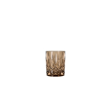 NACHTMANN Noblesse Whisky tumbler - tabacco filled with a drink on a white background