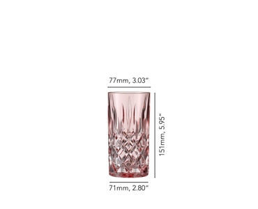 NACHTMANN Noblesse Long Drink/Combinado - rosa 