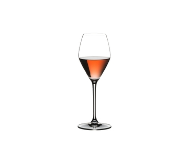 RIEDEL Extreme Rosé/Champagne Glass filled with a drink on a white background