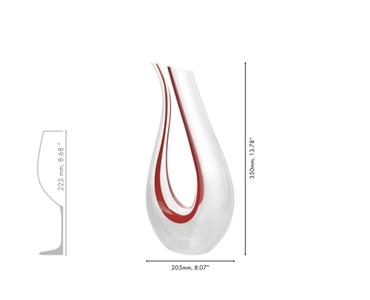 RIEDEL Amadeo Decanter - red/white/red 