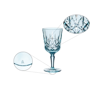 NACHTMANN Noblesse Cocktail/Wine Glass - aqua 