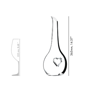 RIEDEL Black Tie Bliss Decanter 