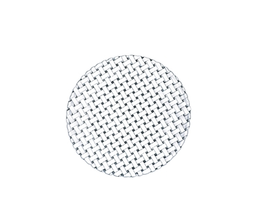 NACHTMANN Bossa Nova Charger Plate - 32cm | 12.598in filled with a drink on a white background